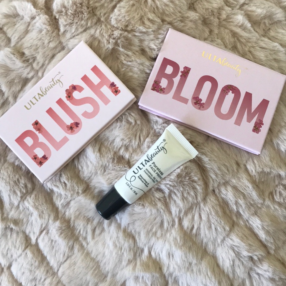 Ulta bundle of blush, eyeshadow, and primer